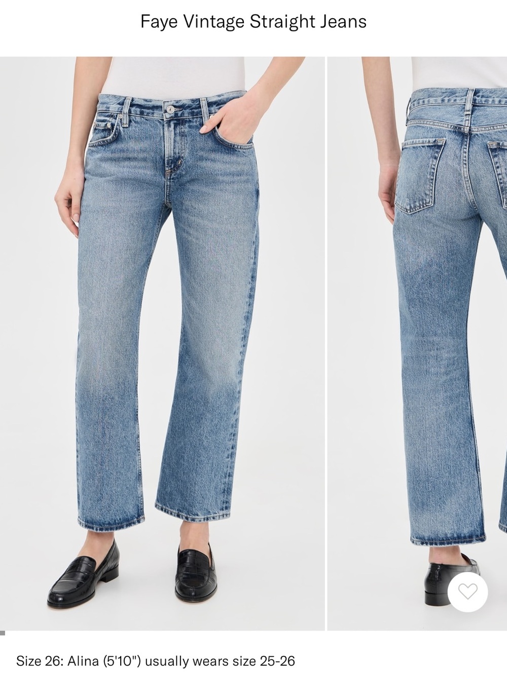 Citizens Of Humanity Faye Straight-Leg Jeans
